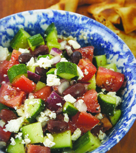 This refreshing salad can make a meal